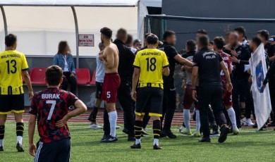 Malatya İkinci Amatör Kümede Gergin Başlayan Karşılaşma Saha Olaylarıyla Bitti