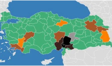 Deprem Dağılım Haritası Şekillendi: Malatya Üç Farklı Kriterde De Listede Bulunuyor