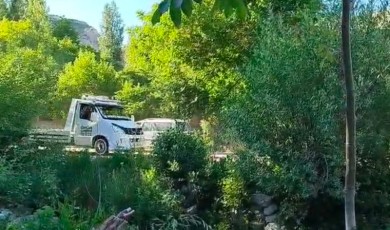 Günpınar Şelalesi Yolunda Hafta Sonu Yasağına Rağmen Ağır Tonajlı Araç Kabusu Sürüyor