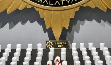Malatya Polisinden Uyuşturucu Şebekesine Ağır Darbe! Binlerce Sentetik Hap Ele Geçirildi