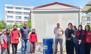 Malatyalı Öğrenciler Evdeki Atık Yağları Okula Getirerek Geri Dönüşüme Kazandırıyor