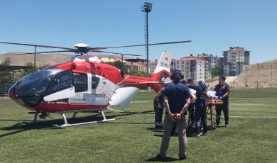 Darende İlçesindeki İş Kazasında Parmağı Kopan Genç Kadın İçin Hava Ambulansı Havalandı