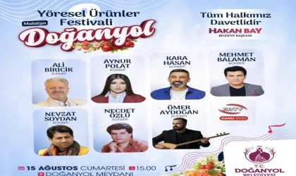 Doğanyol Belediyesinden Davet: Yöresel Ürünler ve Sanat Aynı Sahneye Taşınıyor