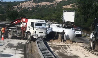 Malatya-Adıyaman Kara Yolunda Facianın Eşiğinden Dönüldü
