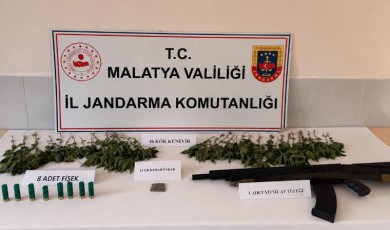 Doğanşehir'de Av Tüfeği İhbarı Uyuşturucu Operasyonuna Dönüştü
