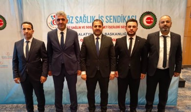 Öz Sağlık-İş Malatya Şubesinde Mustafa Türkoğlu Güven Tazeleyerek Yeniden Başkan Seçildi