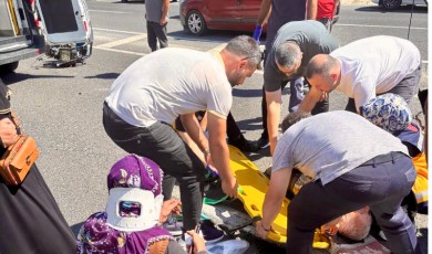 Darende İlçesinde Minibüs İle Çapa Motoru Çarpıştı! Sürücü Yaralandı