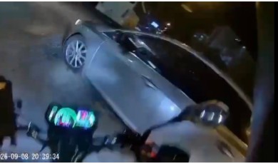 Malatya’da Motosiklet Kazası Kamerada: Saniye Saniye Kaydedildi