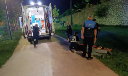 Parkta Scooter Keyfi Hastanede Bitti