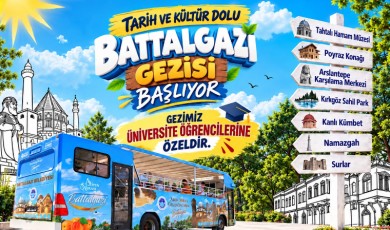 Üniversiteliler İçin Tarih ve Kültür Dolu Battalgazi Gezisi Başlıyor