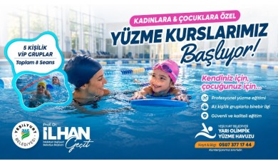 Yeşilyurt Belediyesi Kadınlar ve Çocuklar İçin Özel Yüzme Kursu Başlatıyor