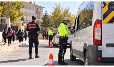 Malatya'da Kurallara Uymayan 58 Okul Servisine Ceza Yağdı