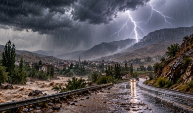 Malatyalılar Dikkat! Gece Yarısı Başlayacak Kuvvetli Yağışlar Perşembe Sabahına Kadar Sürecek