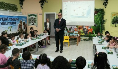 Yeşilyurt'ta Anaokulu Öğrencilerine Yerli Tohum ve Tarımsal Üretim Bilinci Aşılanıyor
