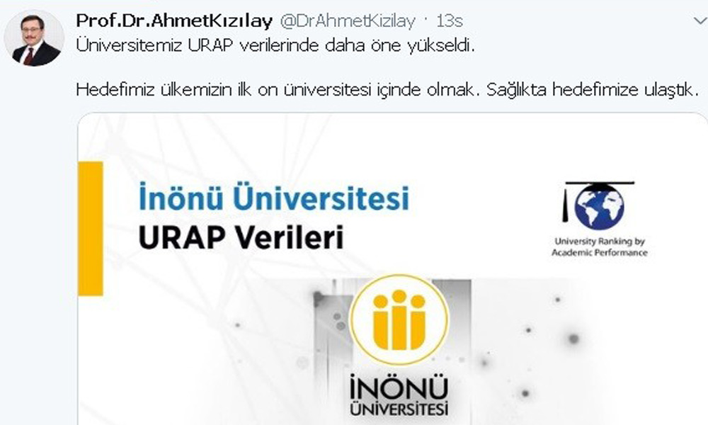 İnönü üniversitesi öne çıktı!