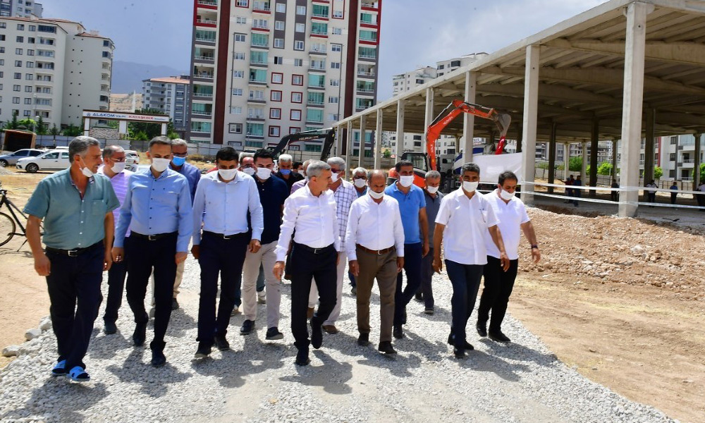 O merkezin inşaatına hız kazandırıldı