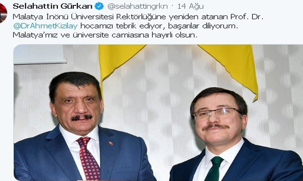 Rektör Kızılay’a tebrik yoğunluğu!