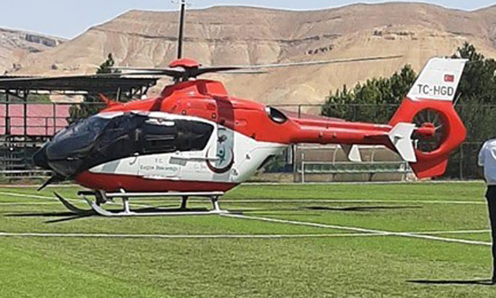 Hava ambulansı imdada yetişti!