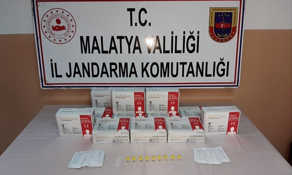 Kaçak 119 test kiti ele geçirildi!