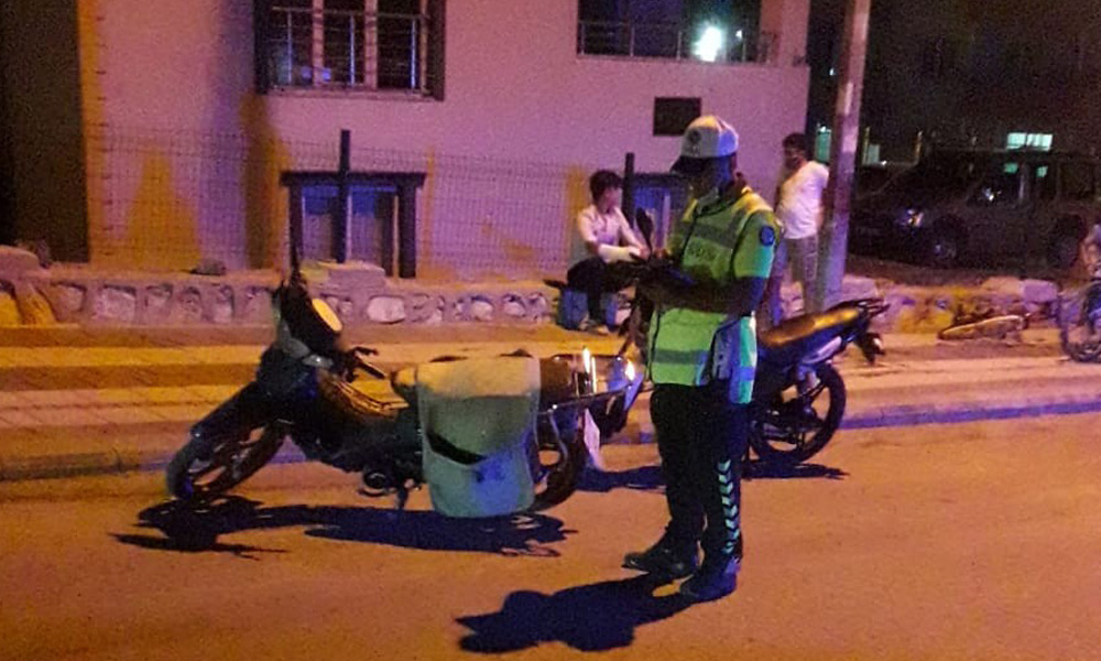 Motosiklet denetimi!