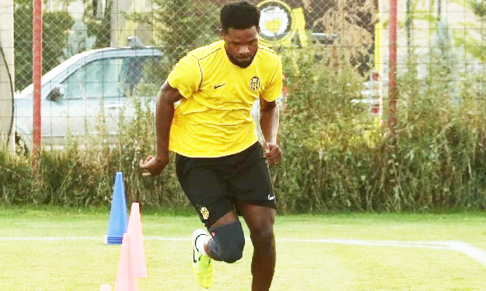 Tetteh Trabzonspor maçında...