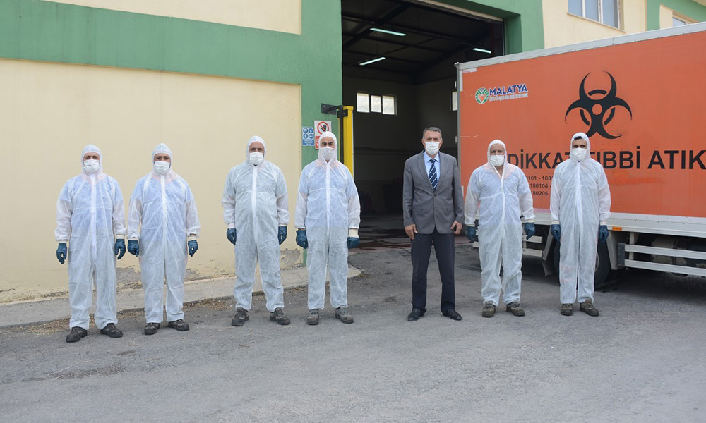 4 ton tıbbi atık toplanıyor