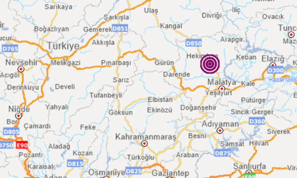 Malatya'da deprem!