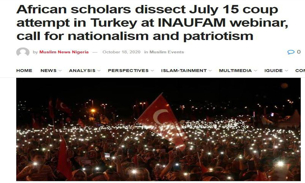Darbe, Afrika basınına yansıdı!