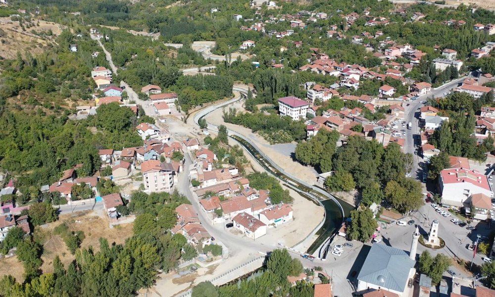 Bu araziler taşkınlardan korundu