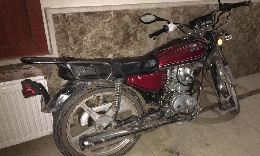 Motosiklet hırsızı kıskıvrak!