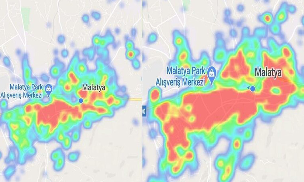 Malatya kırmızıya büründü!