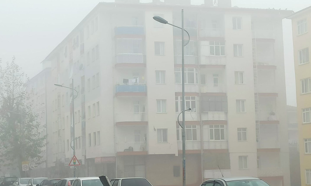 Kent yoğun sis altında!