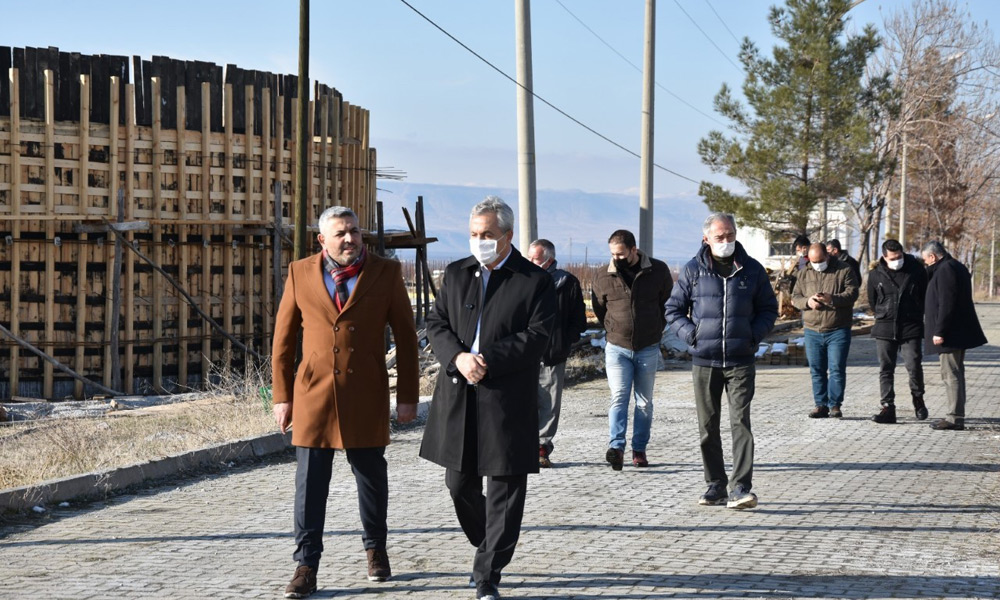 O tesisin yapımına başlandı