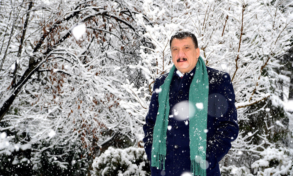 Karın keyfini çıkardı!