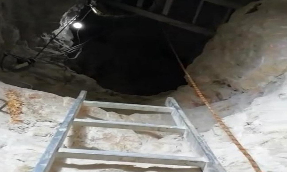 Bina bodrumunda kaçak kazıya gözaltı!