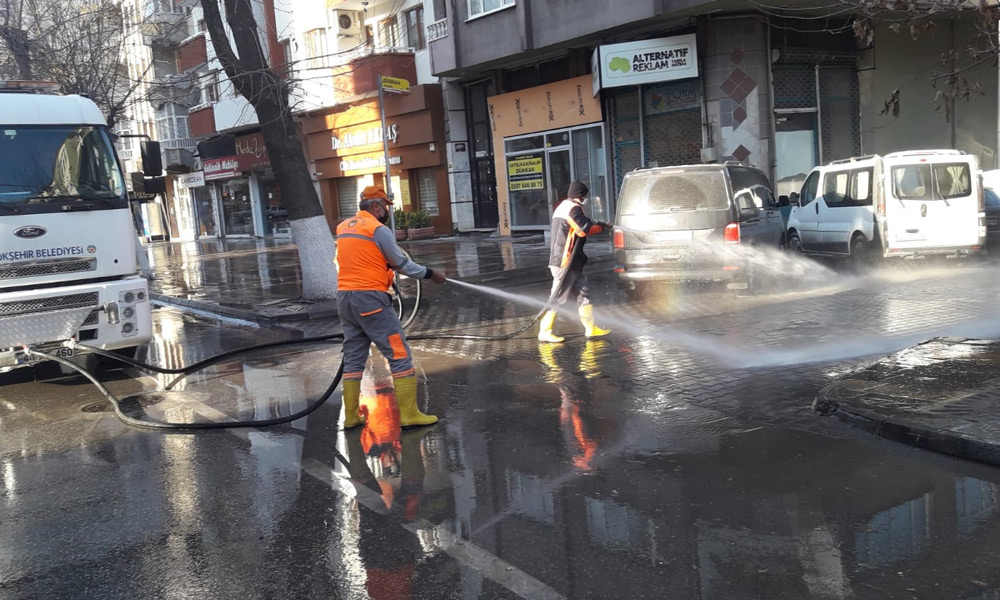 Kent yıkanıyor!