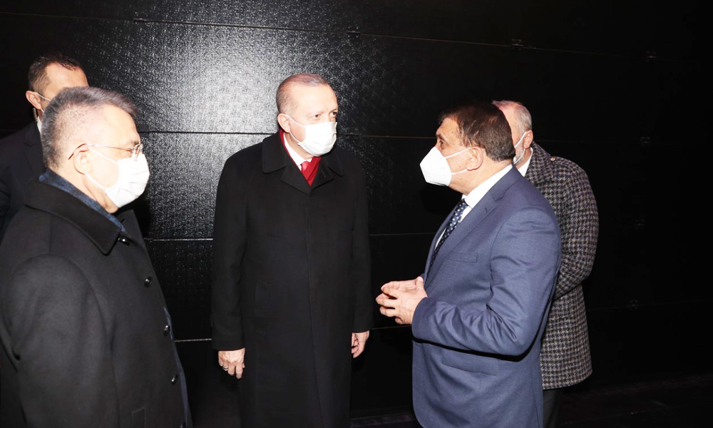 Gürkan, Erdoğan ile bir araya geldi