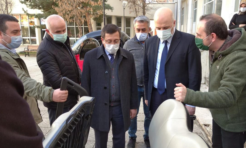 Rektör Kızılay, o çalışmaları yerinde inceledi!