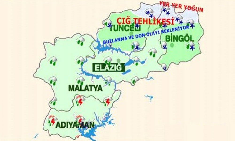 Yağmur ve kar geliyor!
