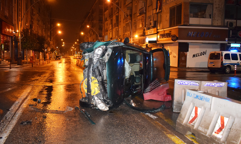 Bu kazada burnu bile kanamadı!