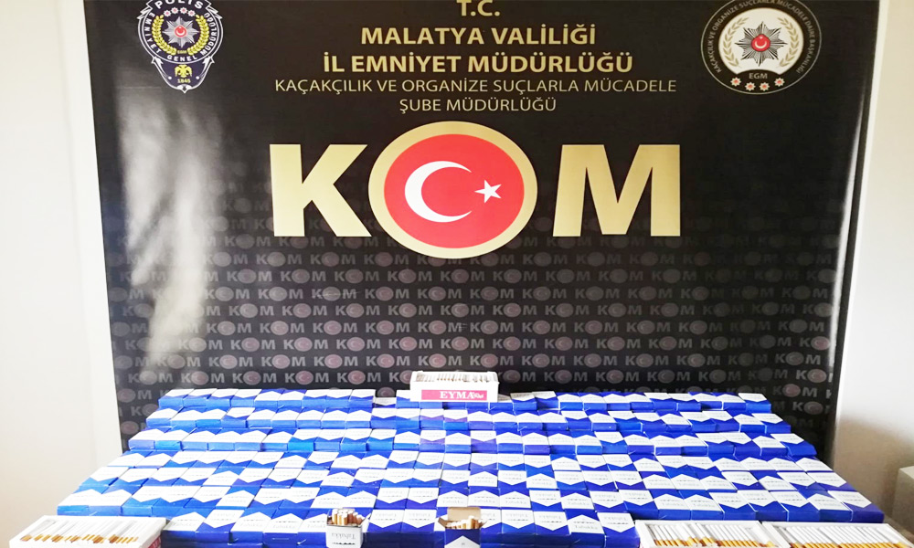 3 ayrı operasyonda birçok kaçak madde bulundu