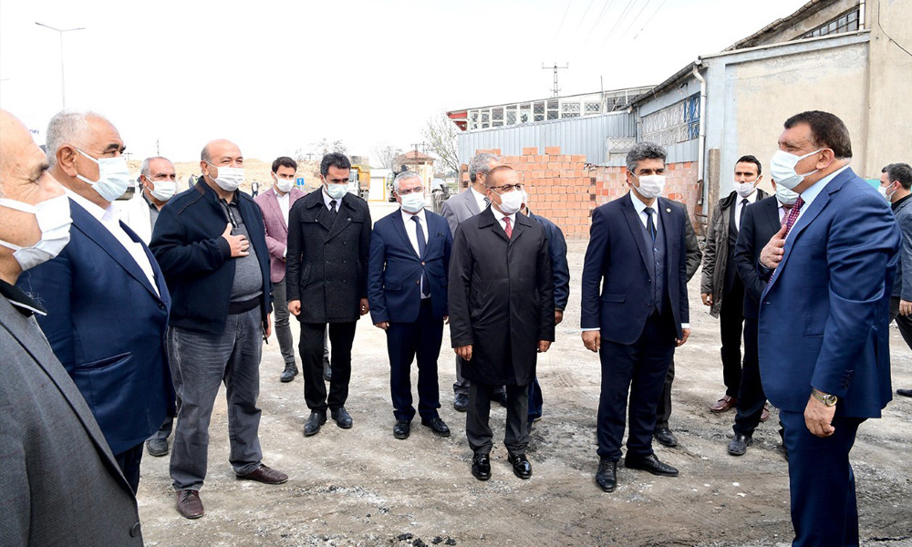 Özsan sanayi sitesi alternatif yola kavuştu