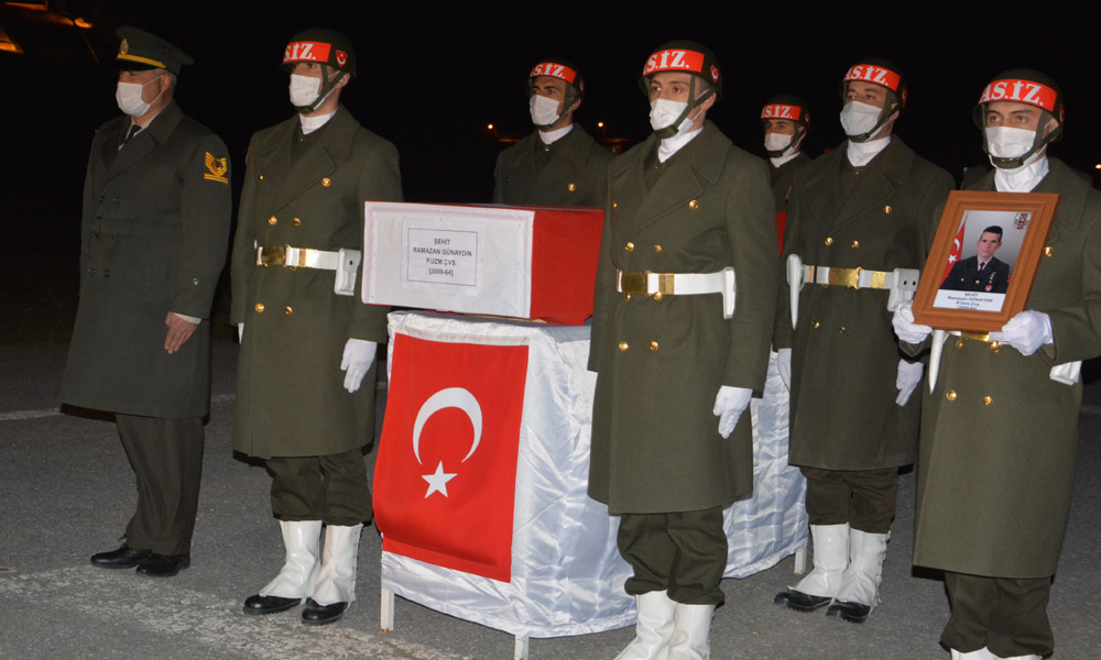 Hakkari’de şehit Günaydın için tören düzenlendi