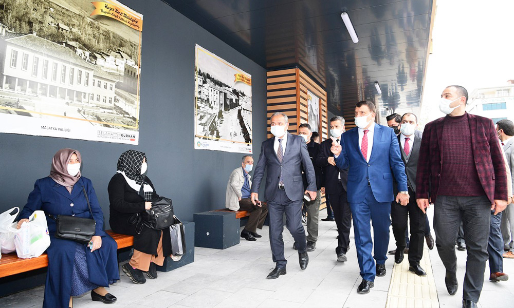 Çilesiz Otobüs Durağında çalışmalar tamam