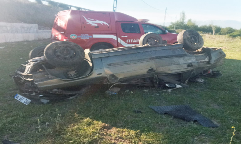 Feci kazada sürücü hayatını kaybetti