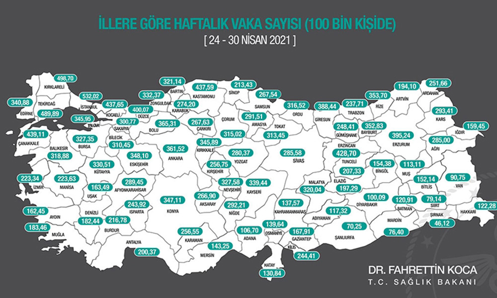 Yeni harita yayınlandı