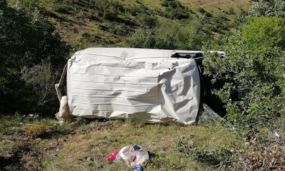 Arapgir'de feci kaza