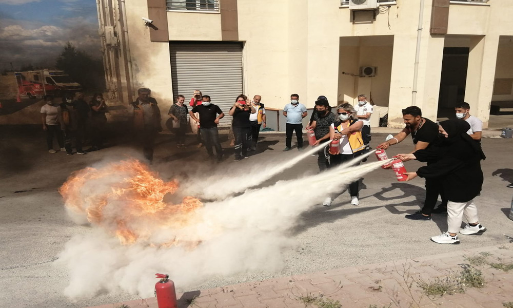 Tatbikat gerçeği aratmadı